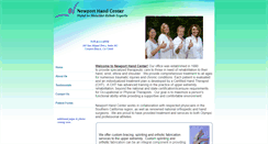Desktop Screenshot of newporthandcenter.com